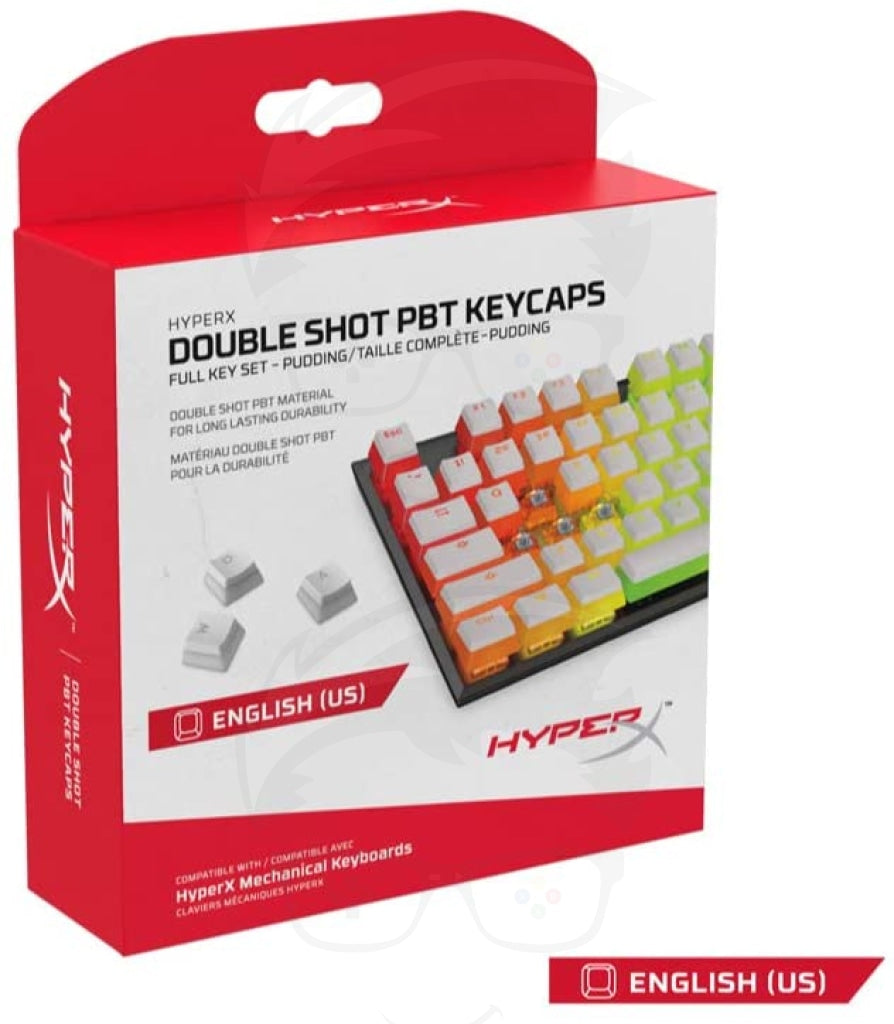 HyperX Pudding Keycaps - (White/black) HyperX Pudding Keycaps - (White/black)